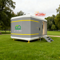 Maison préfabriquée modulaire à assemblage rapide et économique, cabine, maison en conteneur, capsule spatiale modulaire pour école, hôpital, hôtel avec énergie solaire