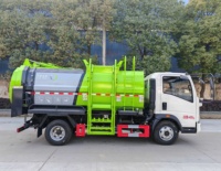 Camion de collecte des déchets alimentaires HOWO, camion de collecte des ordures de restauration haute performance, adapté aux restaurants
