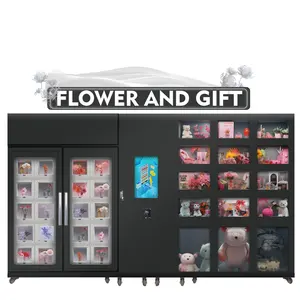 Refrigerado ambiente Gift Caixas Fresh Flower Vending Machine Locker para presentes Bouquets