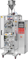 Machine de remplissage et d'emballage verticale automatique à double voie pour l'emballage de sachets stick de liquides visqueux, papier et plastique