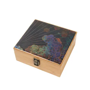 Bamboo Box Wooden Bamboo Stash Boxes Large Wood Storage Gift Box With Metal Hinge For Home Organizing