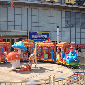 Treno Elettrico per Parco Divertimenti per Bambini, a Tema Elefante, per Giro Turistico su Strada, con Binari, in Vendita - Offerta Speciale di Fabbrica - Product Image 4