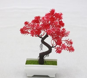 Flor de plantas en maceta verde Artificial 2024 para interior, habitación, dormitorio, Decoración de mesa, jardín, decoración de boda, adorno al aire libre - Product Image 5