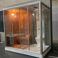 Sauna à infrarouge Maison extérieure Suana Spa Salles de spa sèches Douche de hammam Cabine de sauna à vapeur Sauna à infrarouge Balnéo Bain de vapeur fermé