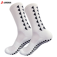 Chaussettes de football pour hommes de haute qualité Elite avec revers antidérapant, tricotées, semelle épaissie, chaussettes de sport performantes