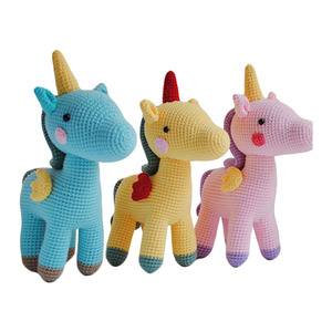 Jouets tricotés au <span class=keywords><strong>Crochet</strong></span> faits main, adorable poupée animale tricotée à la main, jouets pour bébé - Product Image 6