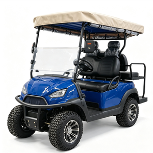 Voiturette de golf électrique 4 places, nouveau design, livraison directe d'usine, buggy de club - Product Image 1