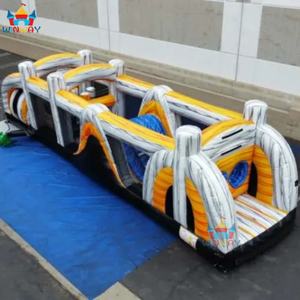 Customized Color Commercial Grade <b>Inflatable</b> Obstacle Course-12.9x3.7m 3-Year Warranty Party Rentals - Product Image 2