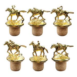 Custom Set of 8 Horsemen Metal Wine Cork <b>Stopper</b> Alloy <b>Bottle</b> <b>Stopper</b> Bar Accessories Vacuum <b>Champagne</b> Wine <b>Stopper</b> - Product Image 1