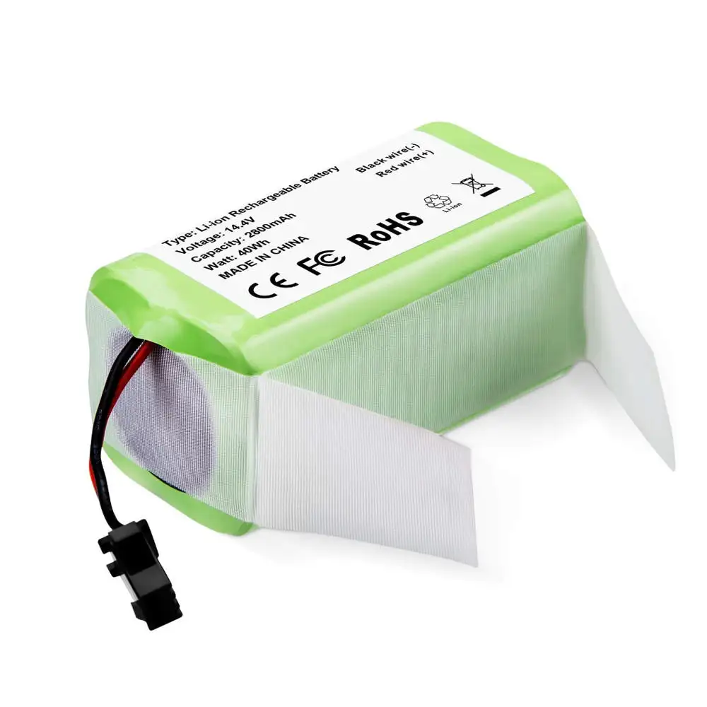 18650 14,4 V 2600mAh Lithium-Ionen-Akku Roboter-Staubsauger Batterie wechsel für Ecovacs Deebot Conga Eufy Robovac