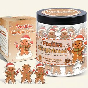 Biglietti di Supporto Emotivo in Barattolo Decorativo, 60 Giorni di Citazioni Motivazionali, <span class=keywords><strong>Regalo</strong></span> Dolce <span class=keywords><strong>per</strong></span> i Propri Cari a Distanza - Product Image 1
