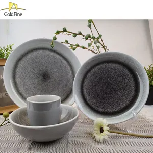 Peralatan Makan Porselen Peralatan Dapur Stoneware RTS Gaya Baru Set Peralatan Makan Tembikar Restoran Keramik