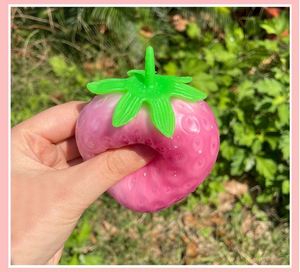 Fruit Stress Relief Toys Color Change Strawberry <b>Ball</b> Sensory <b>Squeeze</b> <b>Balls</b> for Girls Boys Adults Kids Fidget Stress <b>Balls</b> - Product Image 4