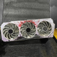 Carte graphique de bureau haute performance RTX 3070 Ti 8 Go GDDR6X avec triple ventilateur RGB blanc pour jeux 2K, rendu 3D et conception vidéo