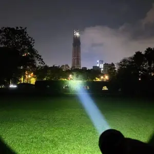 Lanterna de alta qualidade com 1100 metros de alto lúmen, lanterna de cabeça de longo alcance, lanterna de luz ultra brilhante, lanternas LED