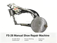 Machine à coudre industrielle FS à tête inclinée pour réparation de chaussures, avec roulement à billes, 220V, certifiée CE, pour tissus et articles de sport
