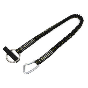 Cuerda de seguridad de poliéster de 95 cm con anillo en D de acero inoxidable para escalada, montañismo y rápel al aire libre - Product Image 2