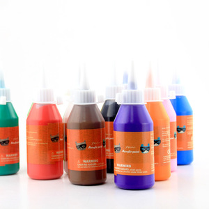 Ensemble de peinture acrylique, 12 couleurs, 100ml, livraison gratuite, vente en gros - Product Image 2