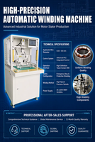 Máquina Bobinadora de Bobinas de Estator de Engranajes CNC PLC Totalmente Automática
