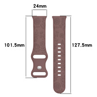 Compatible avec Huawei Watch Fit 5 Pro : Bracelet de montre en silicone gravé au laser avec motif tournesol FIT3/FIT4