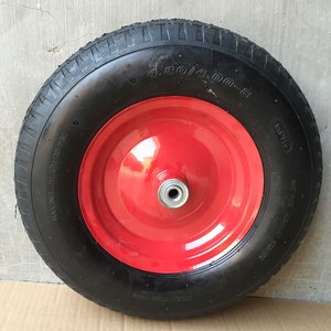 Heavy Duty 4.00-8 Pneumatic Rubber Wheel 16 Inch Inflatable Wheel Barrow Tyre and Wheel 4.80/4.00-8 Rubber <strong>Tire</strong> for <strong>Wheelbarrows</strong> - Product Image 5
