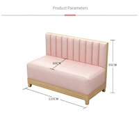 Chaise ronde de luxe en pierre frittée rose velours, mobilier commercial pour hôtels, cafés, restaurants, tables, chaises, canapés et banquettes