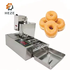 自动迷你甜甜圈制造机商用4排面包房大甜甜圈制造机