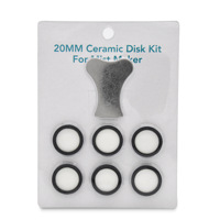 Kit de remplacement d'atomiseur de feuille de disque en céramique ultrasonique de brumisateur de 20mm pour la machine de fabrication de brouillard