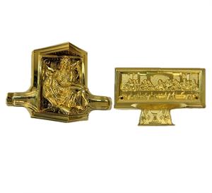 Esquina de plástico para ataúd Modelo 20 # Virgin Mary Corner Funeral Handle - Product Image 1