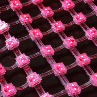 Écran LED numérique d'animation extérieure P100mm P60 P50 DC12V, écran à grille LED 1934IC, affichage LED programmable DMX512