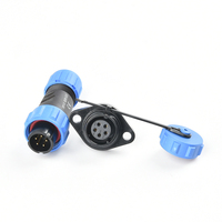 WEIPU SP13 connecteur d'alimentation d'aviation 2/3/4/5/6/7P prise industrielle serrure à bride en cuivre mâle femelle joint bout à bout pour câble FPC
