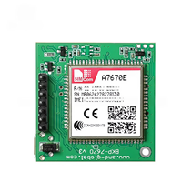 A7670E Push Nano Side Way SIM Slot Core Board SIMCOM 4G LTE Cat 1 Modul Mendukung Data/GPS untuk Eropa/Timur Tengah/Afrika