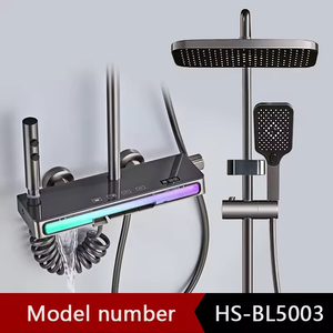 Набор для душа со светодиодным цифровым дисплеем - Product Image 2