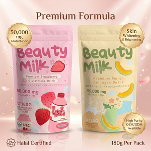 Stok OEM Kolajen Güzellik Sütü İçeceği Takviyesi Premium Bağırsak Sağlığı ve Cilt Beyazlatıcı Hidrolize Kolajen İçeceği Tozu - Product Image 1