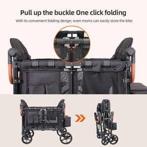 Cochecito de Bebé Universal, Cómodo y Duradero, Cochecito de Camping para Exteriores con Cubierta de Sombra Ajustable, Tipo <span class=keywords><strong>Camper</strong></span> Van - Product Image 5