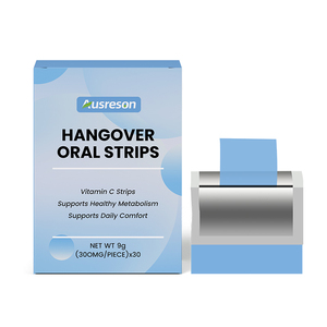 Ausreson Marque Privée – Bandes Orales Dissolvantes Rapides Anti-Gueule de Bois Chinoises – Complément pour la Santé Hépatique Après la Gueule de Bois - Product Image 1