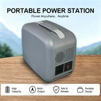 Centrale Électrique Solaire Hybride Portable et Empilable 5V 300W avec Batterie LiFePO4, Onduleur à Onde Sinusoïdale Pure et Démarreur de Secours pour Usage Domestique