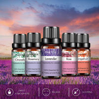 10ml phatoil Huiles essentielles de lavande pure biologique de marque privée Huile d'aromathérapie de massage en gros