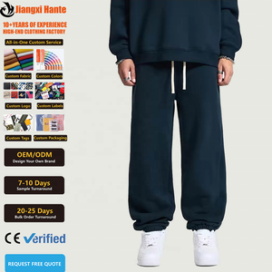 Sweatpants pour hommes de haute qualité, 430 g/m², 100 % coton, avec impression de logo personnalisée, impression en relief, sublimation, broderie, sérigraphie, impression DTG - Product Image 1