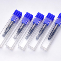 Fraise à queue conique à 2 dents, revêtement HRC55GM, personnalisée OEM ODM pour usine de SUP, pour usinage CNC