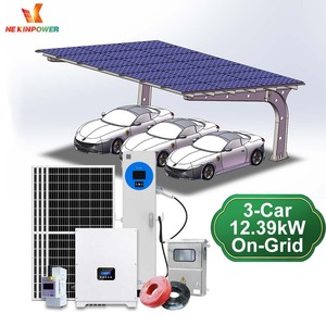 Cochera Solar para 3 Autos con Sistema Conectado a la Red de 12.39KW - Product Image 5