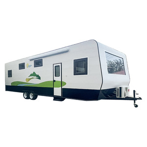 Remorque de camping mobile multifonctionnelle à traction extérieure sans moteur pour les vacances en site touristique - Product Image 5