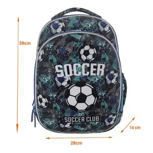 Sac à dos de football multi-poches à sublimation, sac d'école ergonomique pour étudiants, sac à dos pour garçons avec bandoulière détachable - Product Image 3