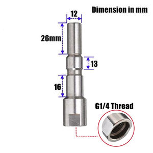 Lanza de Espuma para Nieve Duradera SS con Adaptador G1/4\", Conector de Liberación Rápida para Lavadora a Presión, Adaptador de 1/4 Macho o Hembra <span class=keywords><strong>Nilfisk</strong></span> Kew - Product Image 5