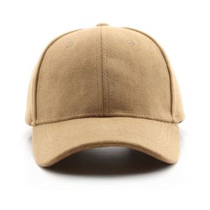 Casquette de baseball vintage 6 panneaux en laine d'agneau avec logo personnalisé, couleur unie, boucle argentée/cuivrée, style sport extérieur, chaude pour l'hiver, vente en gros - Product Image 3