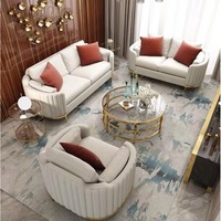 Venta al por Mayor de Fábrica, Último Diseño Italiano Moderno, Muebles de Sala de Estar Modulares con Sofá Seccional de Tela de 1+2+3 Plazas
