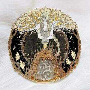 เข็มกลัดเคลือบแบบแข็งลายการ์ตูนอนิเมะน่ารักสลักโลโก้เคลือบแบบแข็งผลิตตามสั่ง - Product Image 6