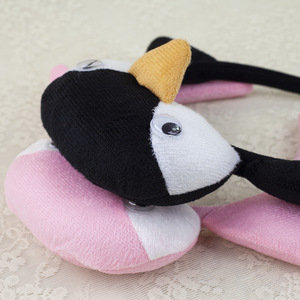 Halloween dierenhoofddeksels kinderprestatie rekwisieten doek materiaal handgemaakt kleine pinguïn vogel papegaai uil zwaluw hoofdband - Product Image 3