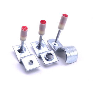 Mini clou de pistolet à vis à clou intégré fileté avec écrou fileté