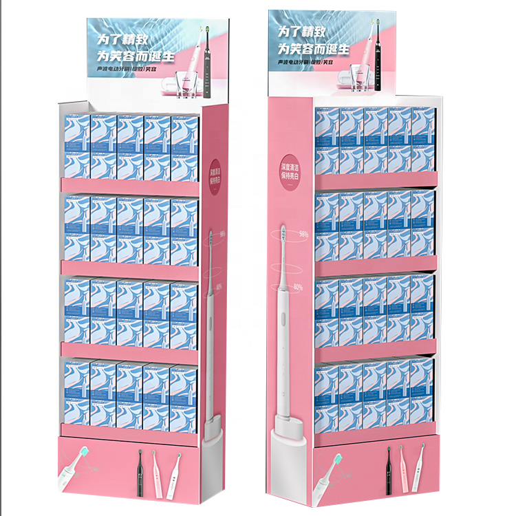 Modern Foldable Retail Display Rack Corner